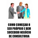 Ebook Como Começar o seu Proprio Negocio de Consultoria
